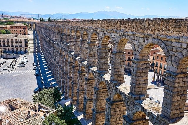 view of the aqueduct